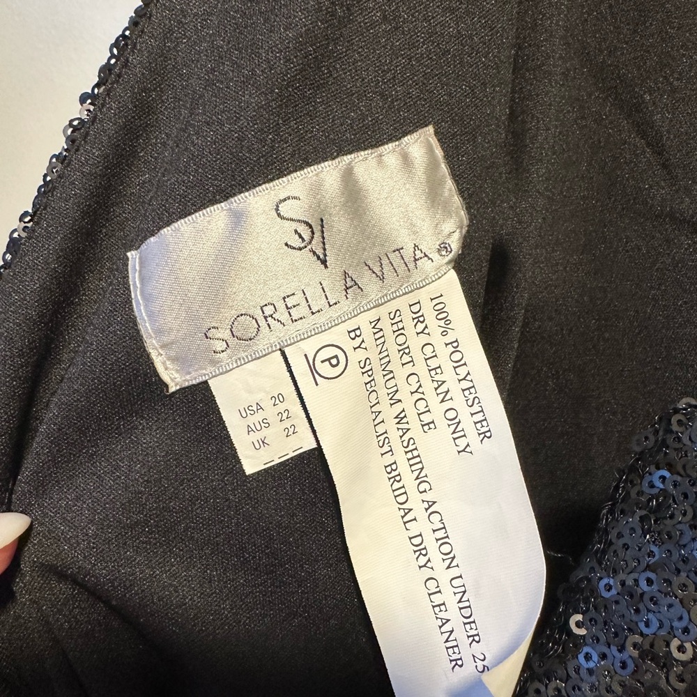 SORELLA VITA Black Sequin Maxi Dress - Picture 4 of 4